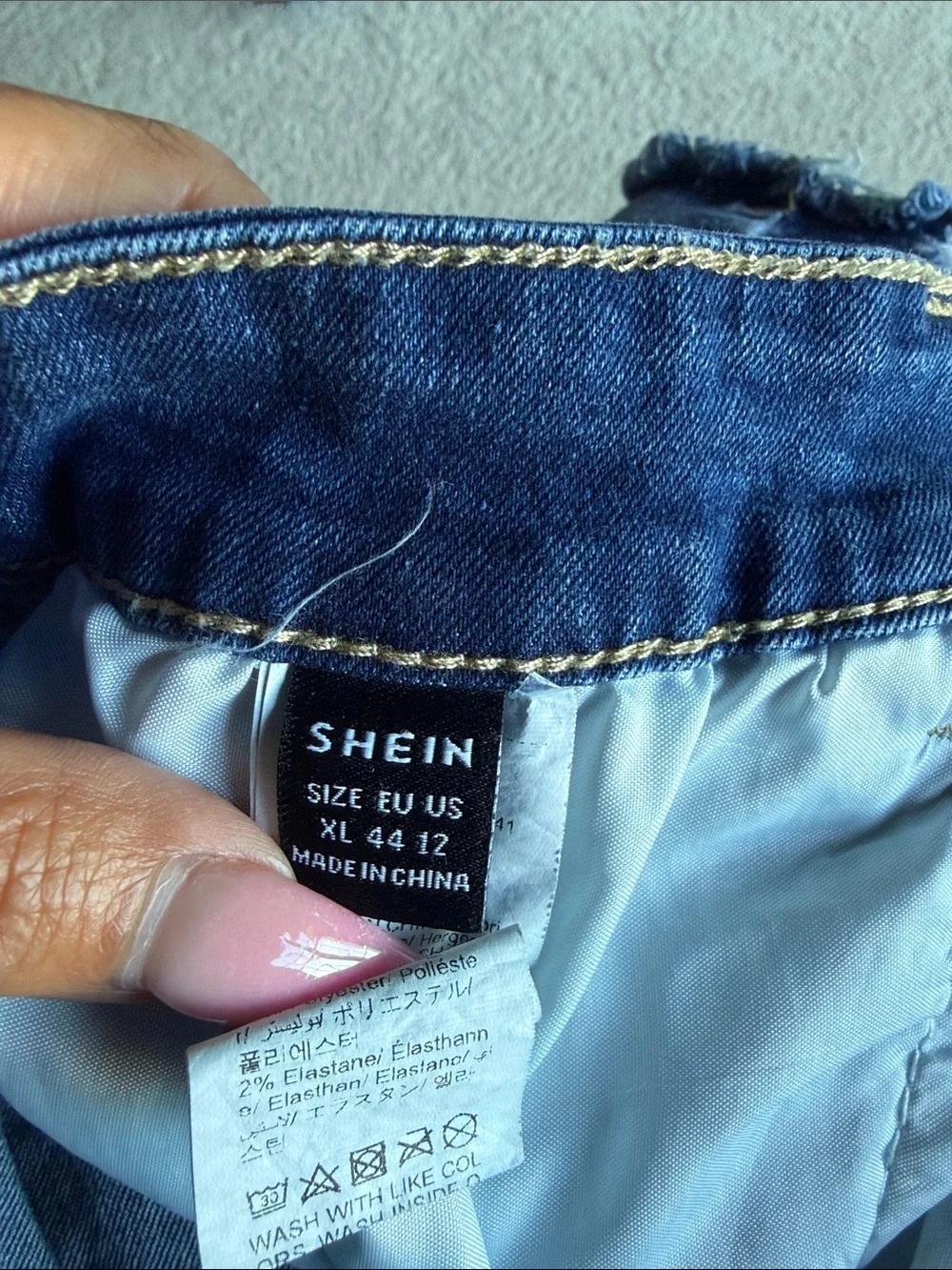 SHEIN casual distressed
